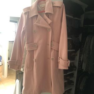 Pink Tommy Hilfiger wool coat